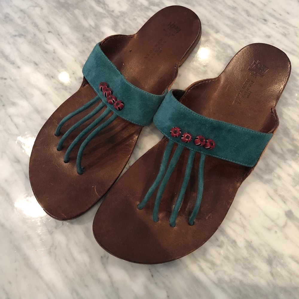 Henry Cuir for Barney’s New York flat sandals